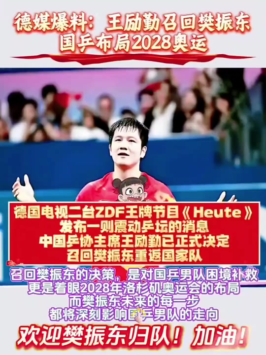 官方：樊振东英超最佳阵容候选(2020乒超联赛樊振东参加了吗)